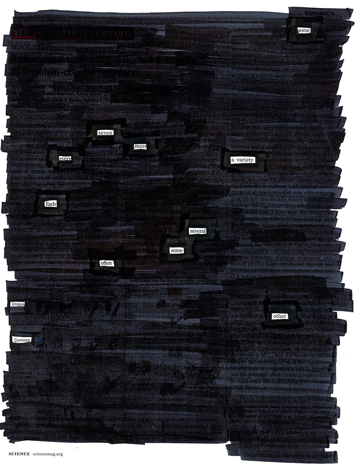 There's not much poetry in science, 2021 -