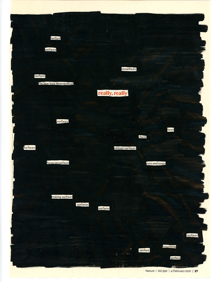 There's not much poetry in science, 2021 -